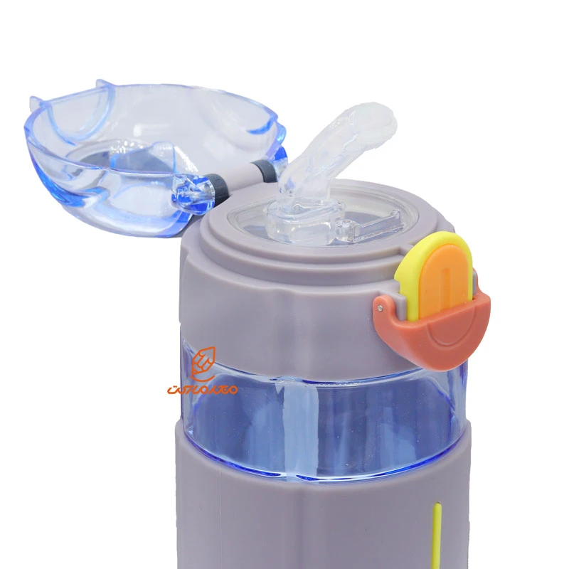 قمقمه نی دار 580 میل کد 822 آبی SPAGE CAPSULE (4)