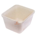 ظرف غذا یک طبقه گیاهی B528 کرم صورتی (3)