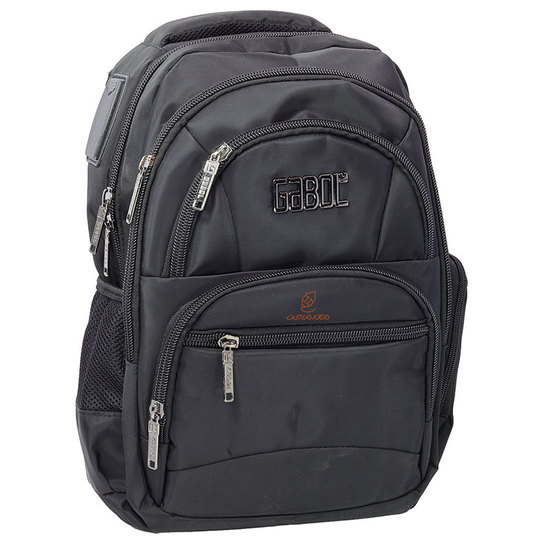 کوله پشتی لپ تاپی مشکی طرح گابل GABOL