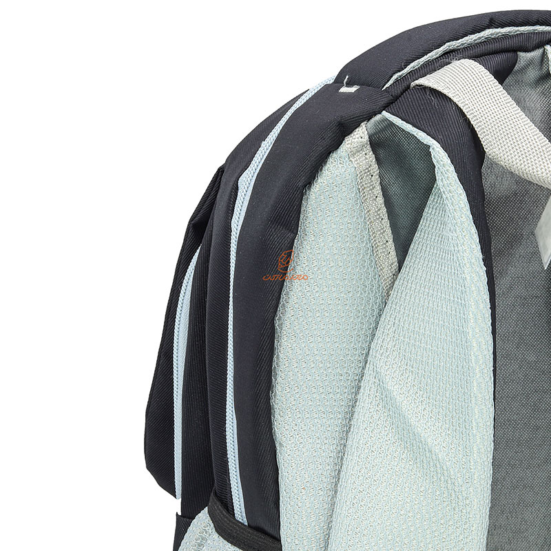 کوله پشتی دخترانه مشکی سه زیپ (8)