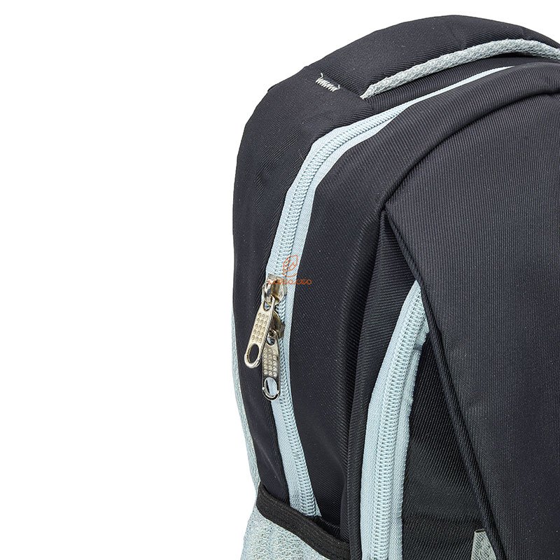 کوله پشتی دخترانه مشکی سه زیپ (7)