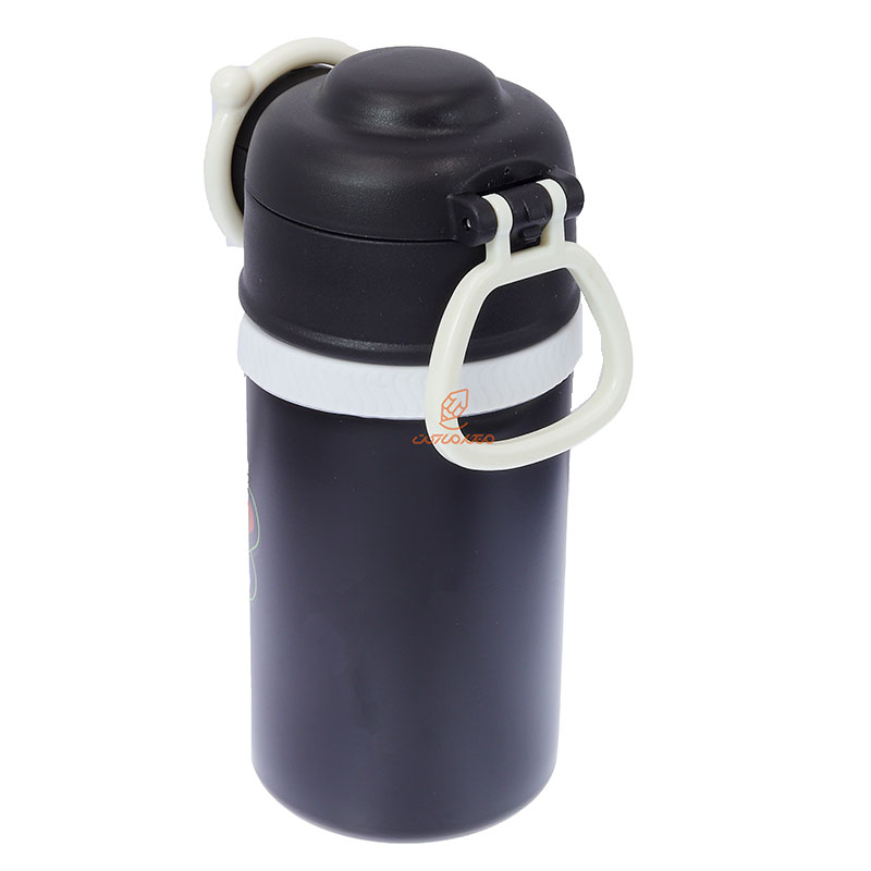 فلاسک 550 میل درجه دار 227 مشکی طرح خرگوش (3)