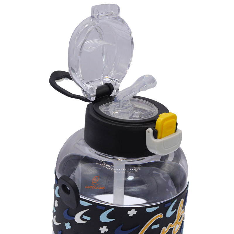 قمقمه نی دار 800 میل 830 مشکی SPAGE PLANET (4)