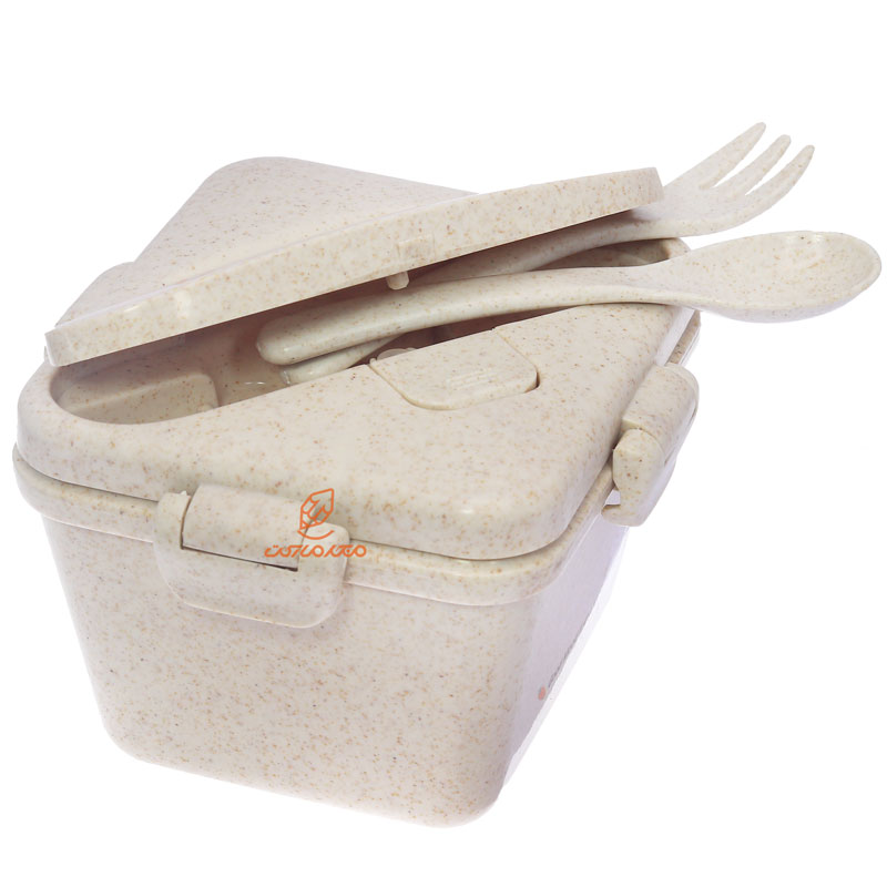 ظرف غذا یک طبقه گیاهی B528 کرم (4)