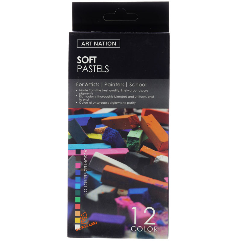 گچ پاستل 12 رنگ آرت نیشن ART NATION
