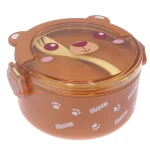 ظرف غذا یک طبقه 3073 قهوه ای خرس BEAR (2)