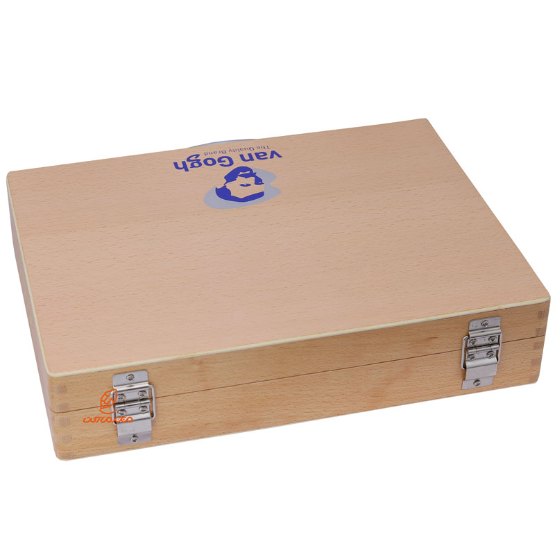 ست رنگ روغن 10 رنگ جعبه چوبی ونگوگ VAN GOGH (3)