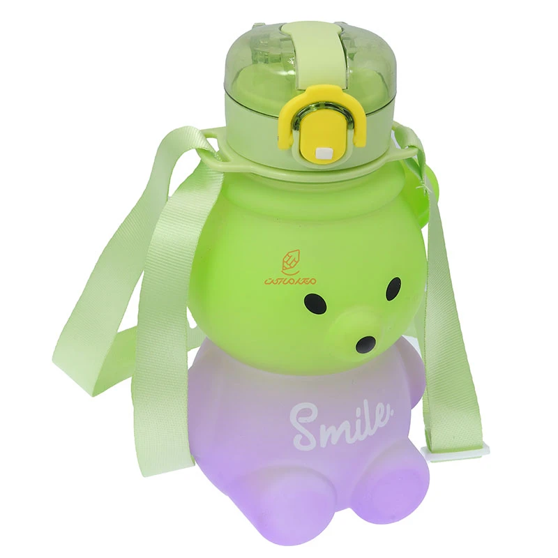قمقمه فانتزی طرح خرس سبز SMILE (7)