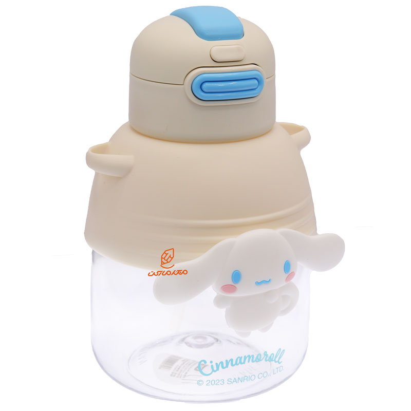 قمقمه دخترانه فانتزی 850 میل 2181 سفید طرح خرگوش