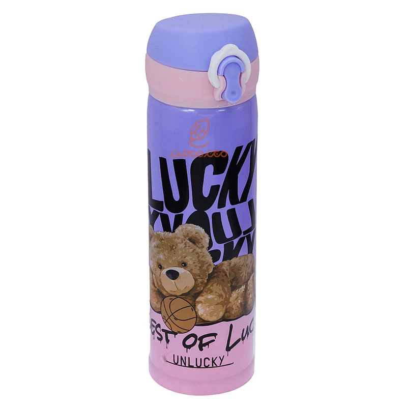 فلاسک فانتزی دخترانه 304 طرح خرس LUCKY (2)
