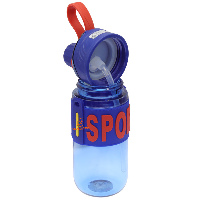 قمقمه ورزشی نی دار 500 میل کد 280 آبی SPORT BOTTLE (5)