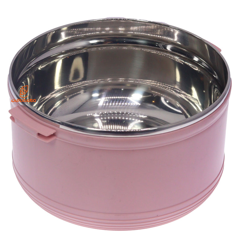 ظرف غذا یک طبقه صورتی داخل استیل 2120 SIMPLE (1)