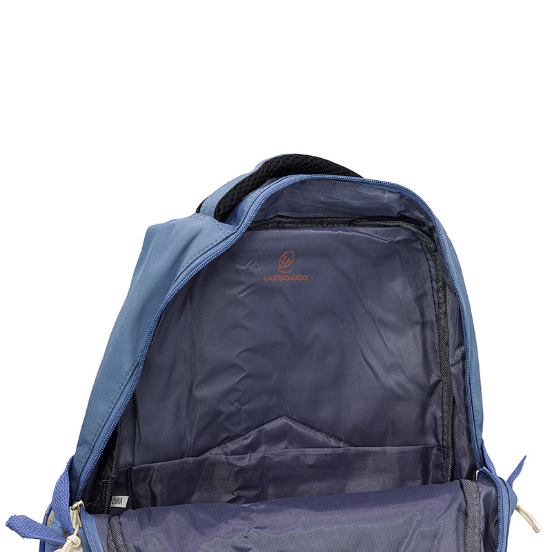 کوله پشتی دخترانه آبی چهارخانه ARABESCO (1)