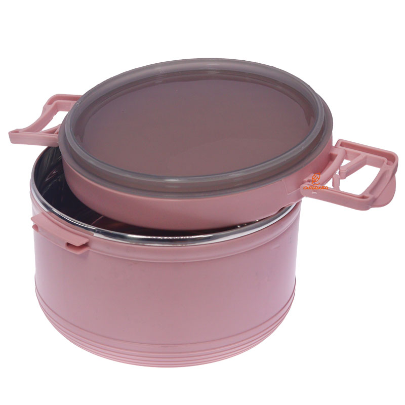 ظرف غذا یک طبقه صورتی داخل استیل 2120 SIMPLE (5)