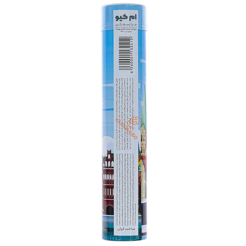 مداد رنگی 12 رنگ لوله ای طرح خانه های بلند ام کیو MQ1 (3)