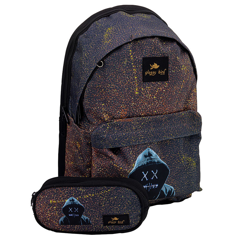 کوله پشتی طرح روتین گلسی برد 2581 GLOSSI BIRD