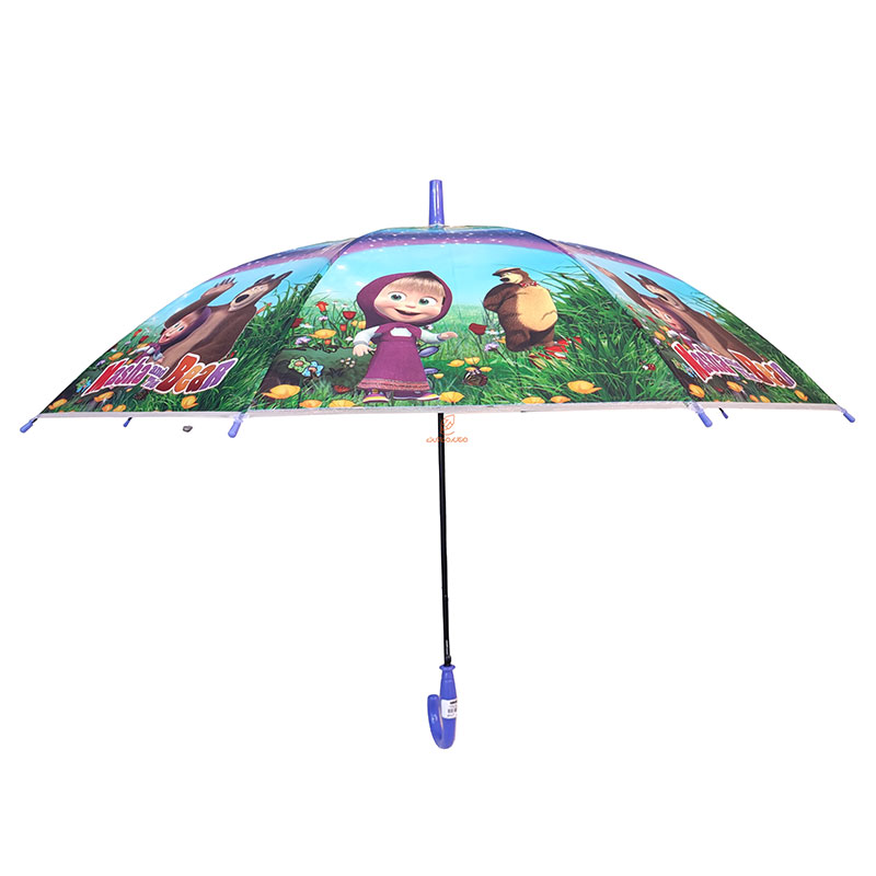 چتر کودک نایلونی طرح ماشا و خرس