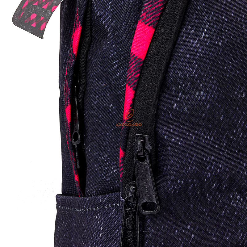 کوله پشتی طرح شطرنجی سرخابی گلسی برد 2580 GLOSSI BIRD (7)