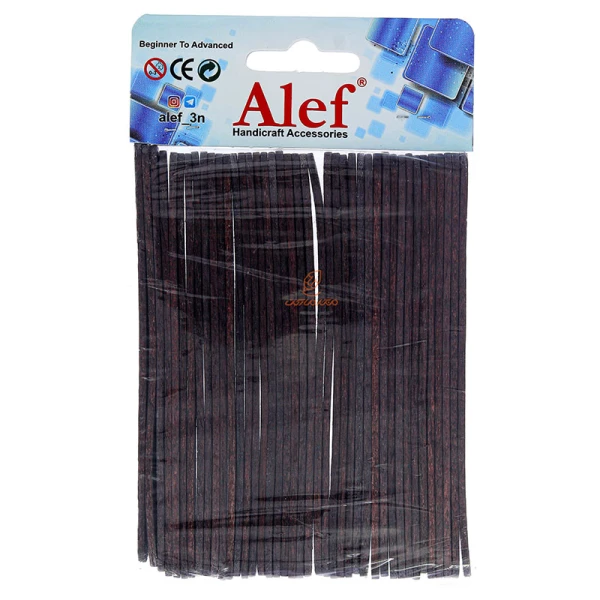 چوب بستنی ساده مشکی الف ALEF