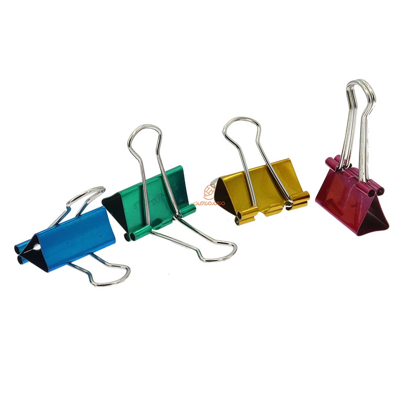 گیره دوبل رنگی 25mm فلزی پارسیکار parsikar (1)