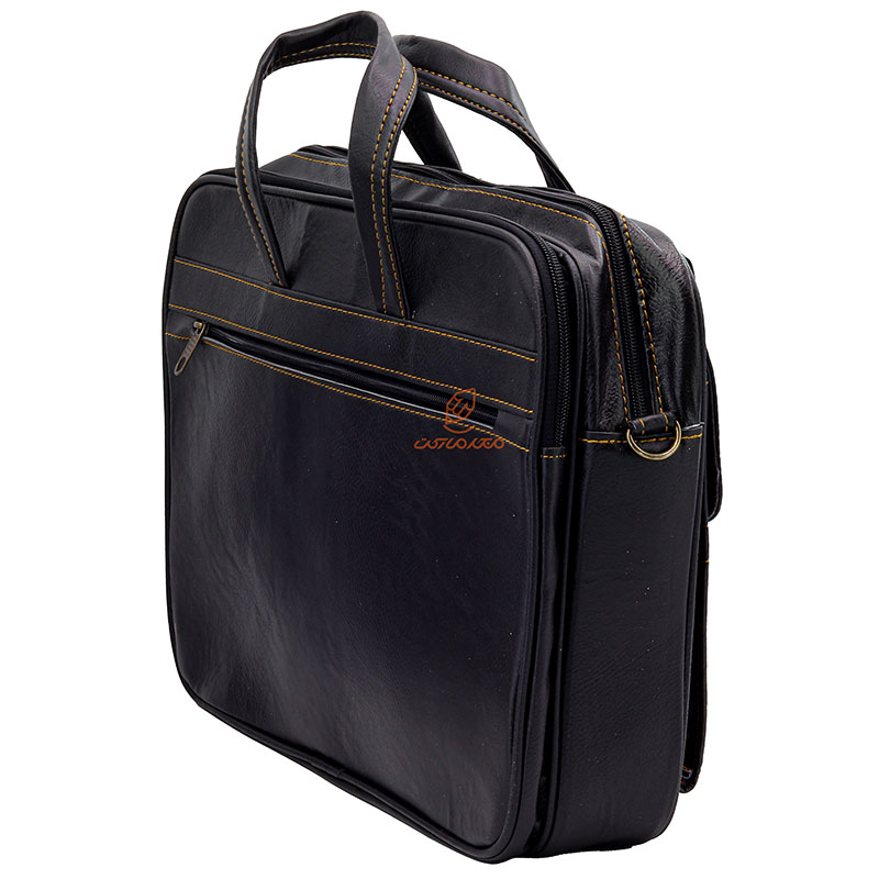 کیف لپ تاپ قهوه ای تیره علیزاده (5)