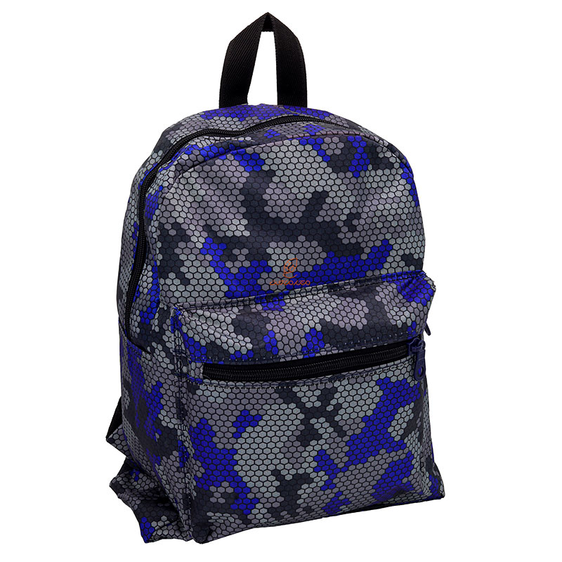 کوله پشتی مهد کودک طرح آبی طوسی علیزاده