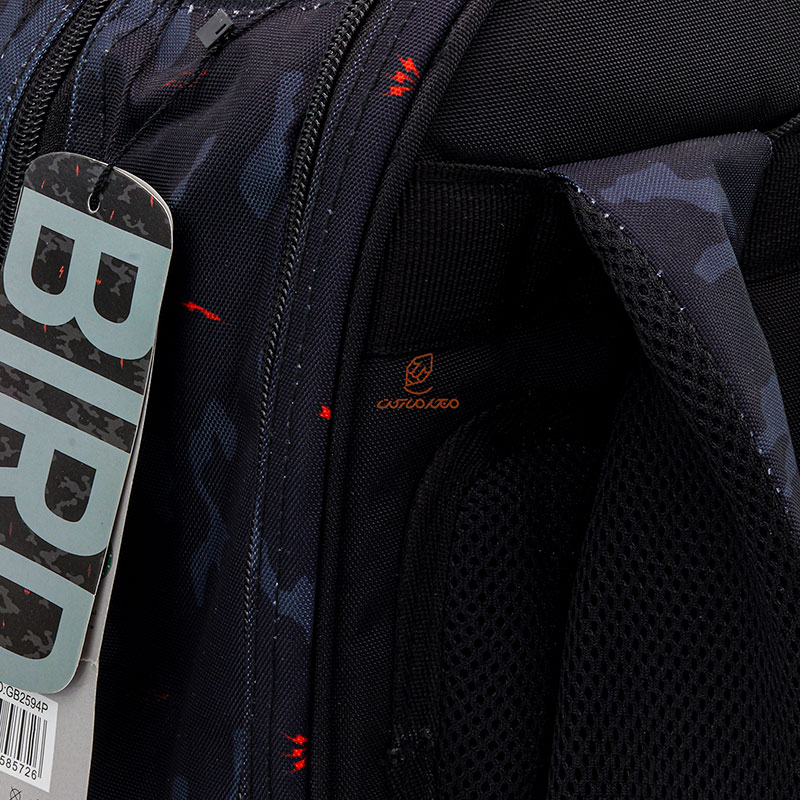 کوله پشتی دو تکه طرح موتور سوار 2594 گلسی برد GLOSSY BIRD (3)