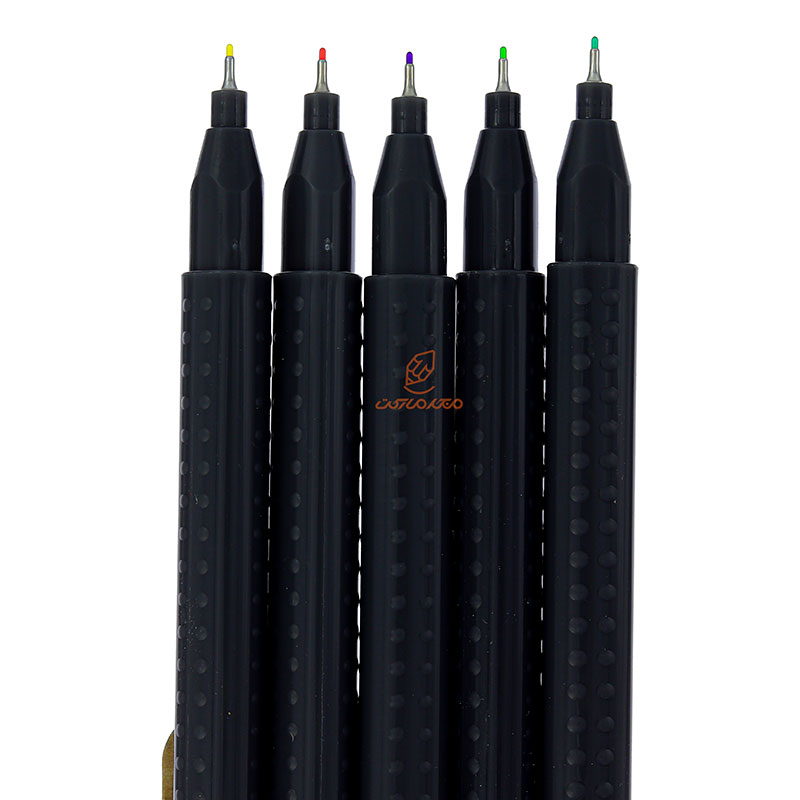 روان نویس 5 رنگ پاستلی فاین پن مدل 1602 فابرکاستل FABERCASTELL (7)
