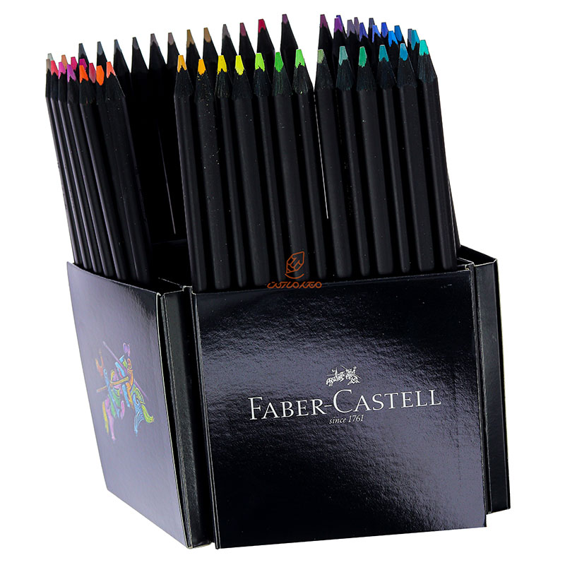 مداد رنگی 50 رنگ بلک ادیشن جعبه مقوایی فابر کاستل FABERCASTELL (5)
