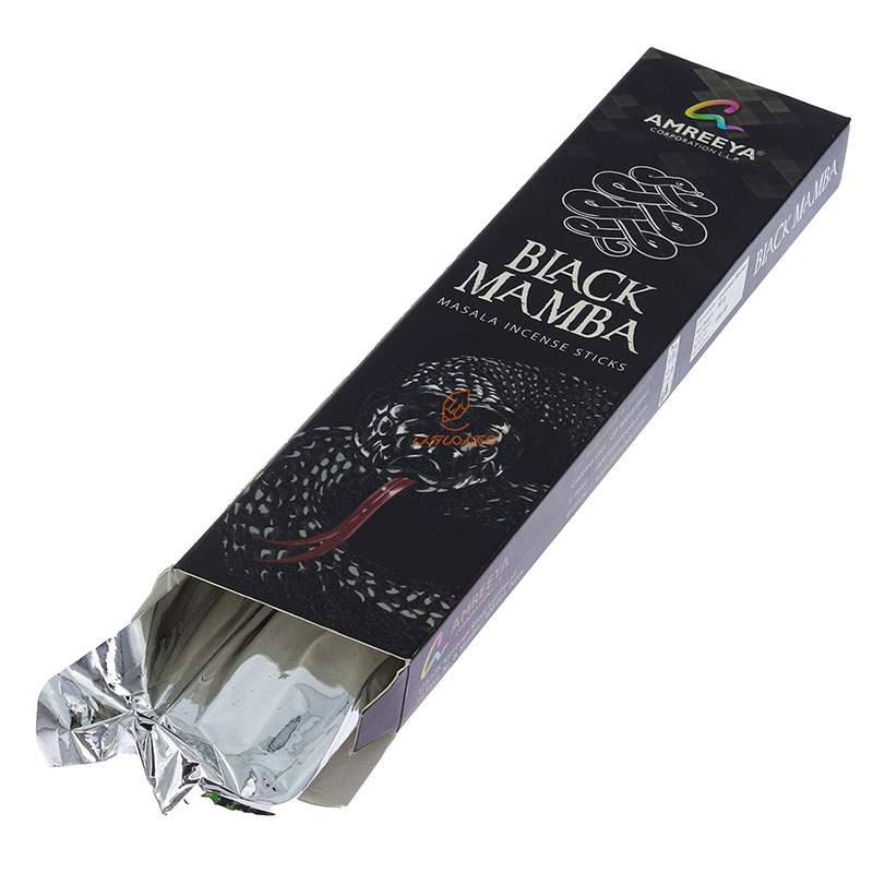 عود خوشبو کننده مدل BLACK MAMBA آمریا AMREEYA (4)