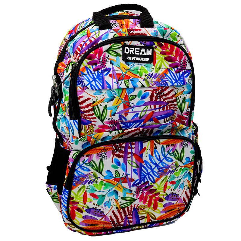 کوله پشتی فانتزی گل های رنگی دریم DREAM