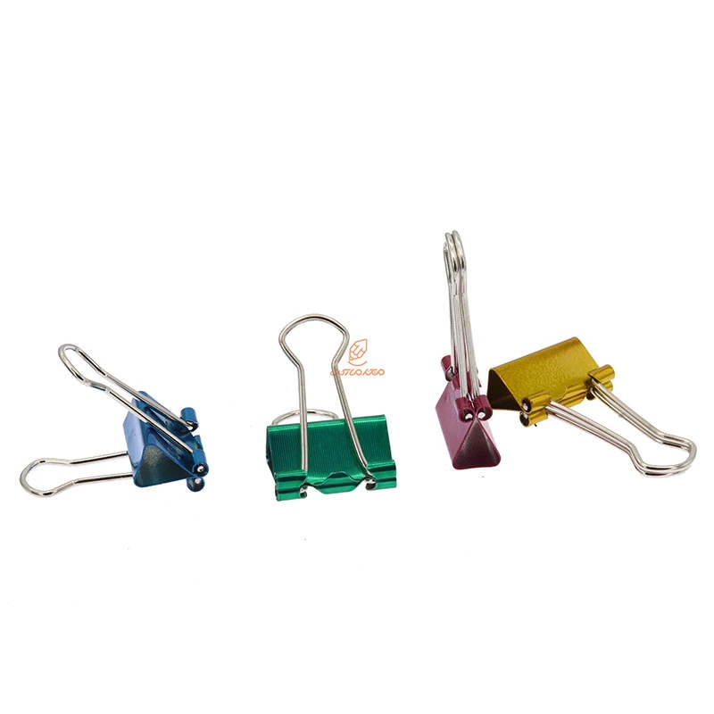 گیره دوبل رنگی 19mm فلزی پارسیکار parsikar (1)