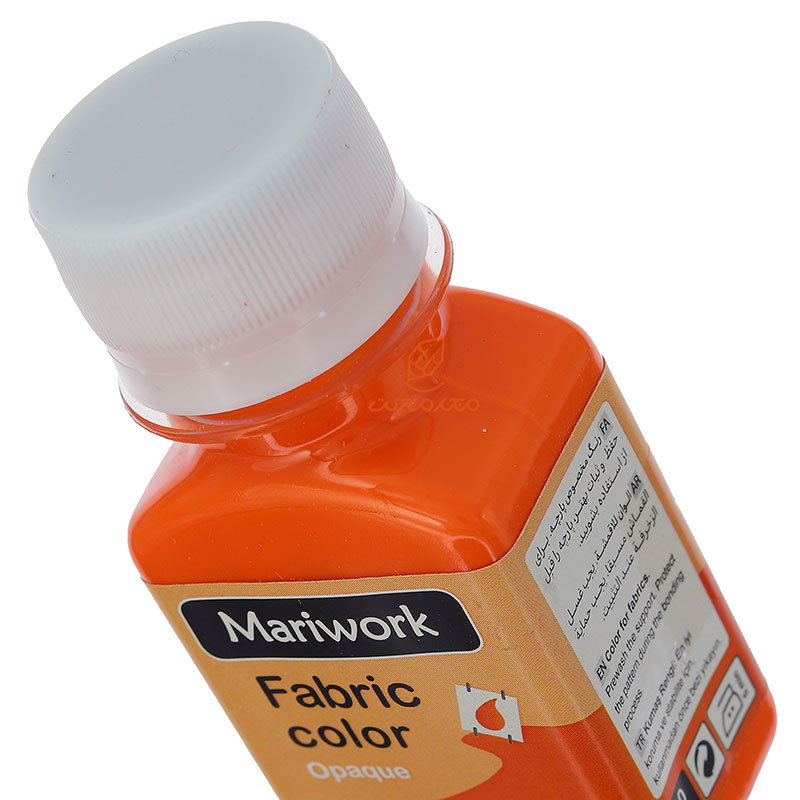رنگ پارچه نارنجی (ORANGE) کد 112 ماری ورک MARIWORK (1)