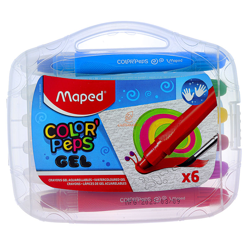 پاستل پیچی شش رنگ اسموتی کد 604 مپد MAPED