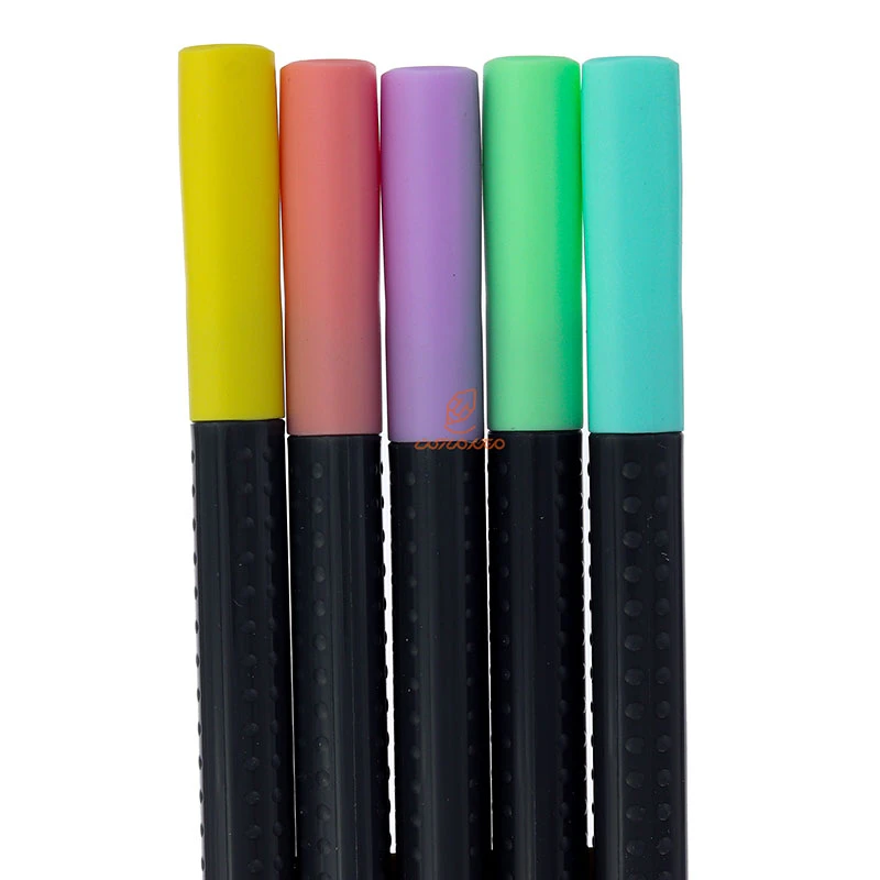 روان نویس 5 رنگ پاستلی فاین پن مدل 1602 فابرکاستل FABERCASTELL (6)