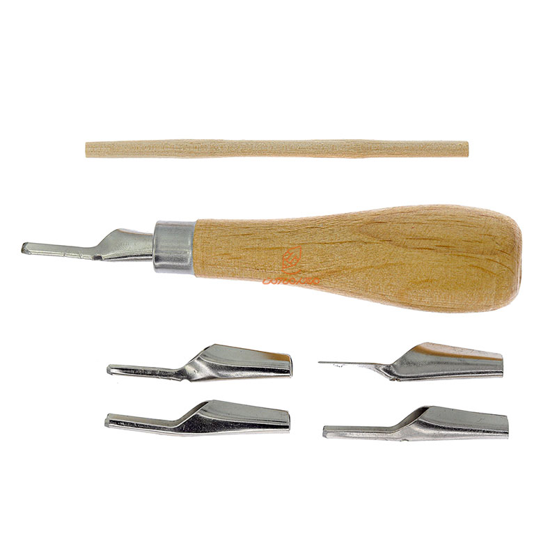 کاتر(مغار) لینو دسته چوبی (4)