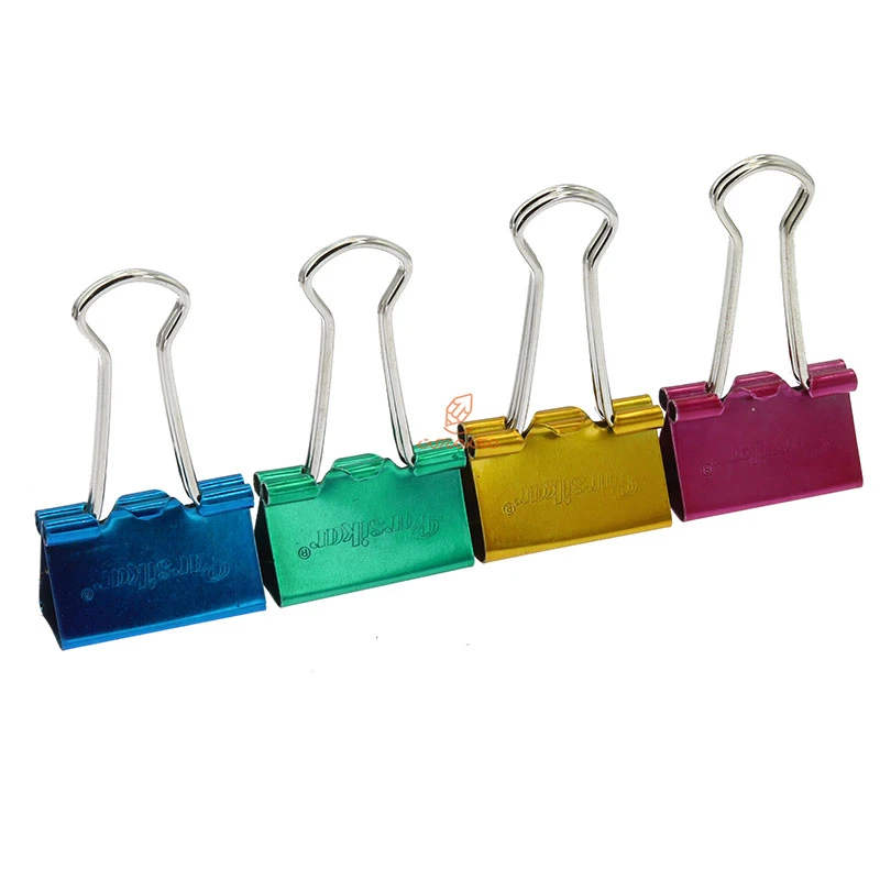 گیره دوبل رنگی 25mm فلزی پارسیکار parsikar (5)