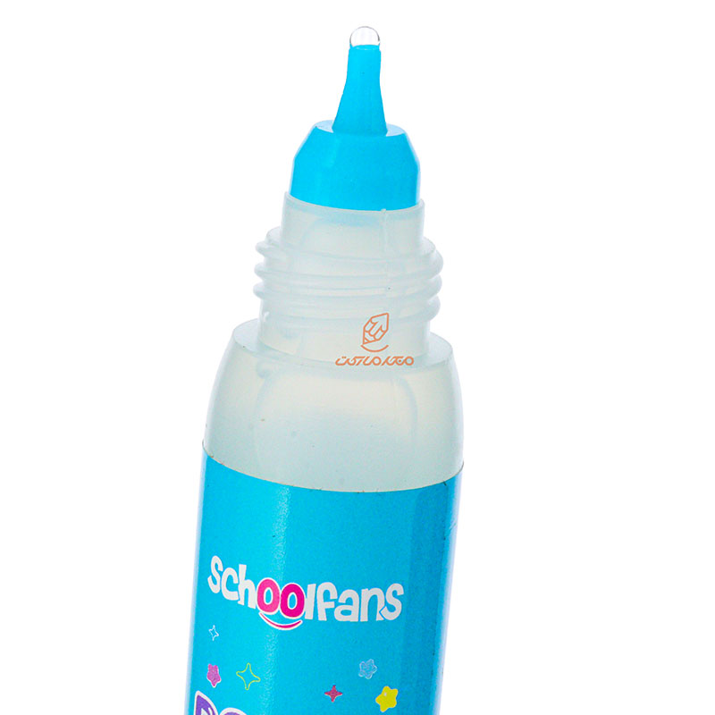 چسب مایع دو سر 35 میل کد 2721 آبی اسکول فنس SCHOOLFANS (1)