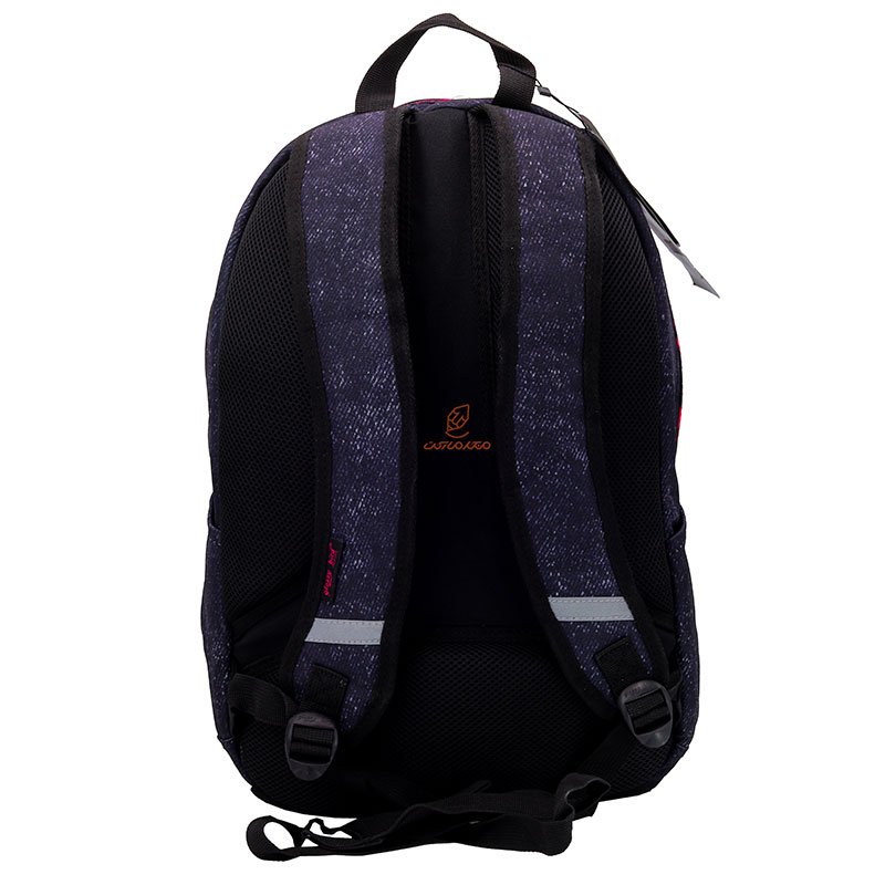 کوله پشتی طرح شطرنجی سرخابی گلسی برد 2580 GLOSSI BIRD (5)