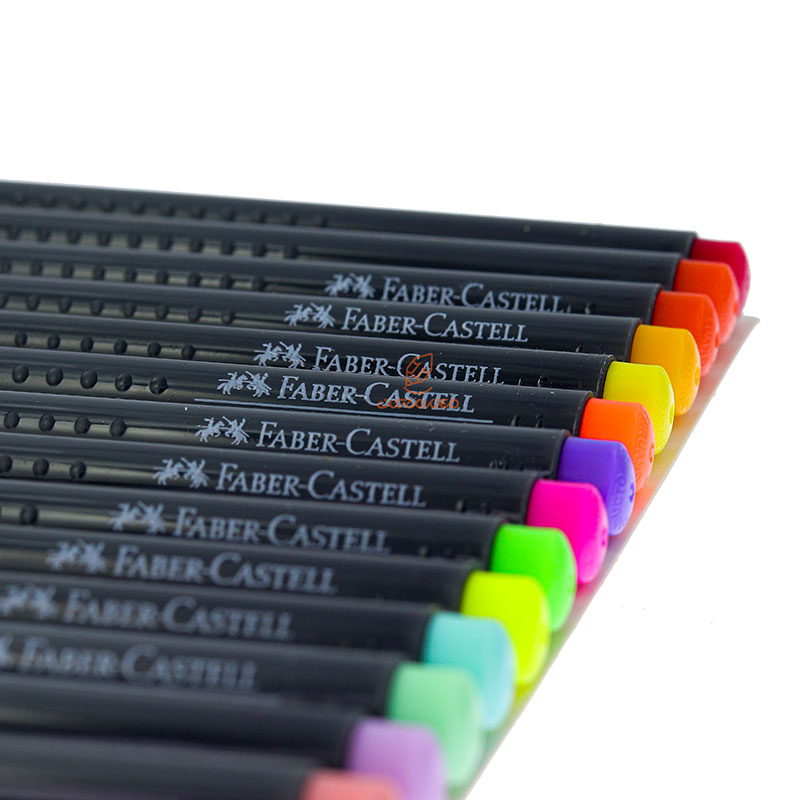 روان نویس 30 رنگ مدل پاستلی+نئون فاین پن فابرکاستل FABERCASTELL (1)