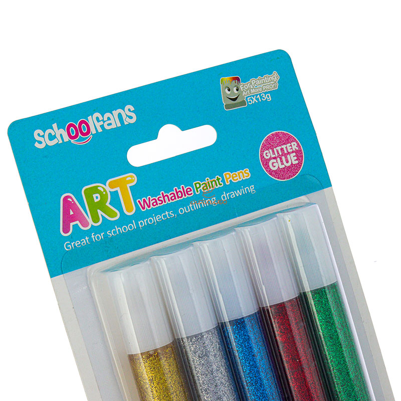 چسب اکلیلی 5 رنگ 2712 اسکول فنس SCHOOLFANS (4)