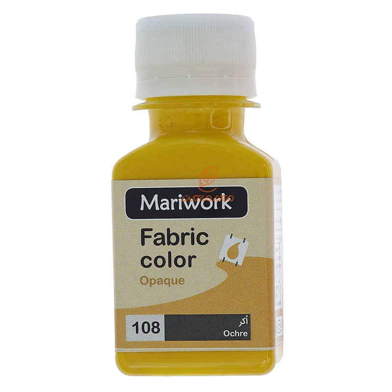 رنگ پارچه اکر (OCHRE) کد 108 ماری ورک MARIWORK (2)
