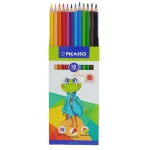 مداد رنگی 12 رنگ جعبه مقوایی طرح قورباغه پیکاسو PICASSO (5)