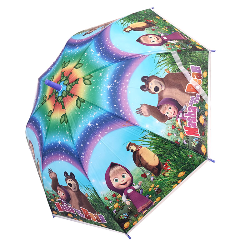 چتر کودک نایلونی طرح ماشا و خرس (3)