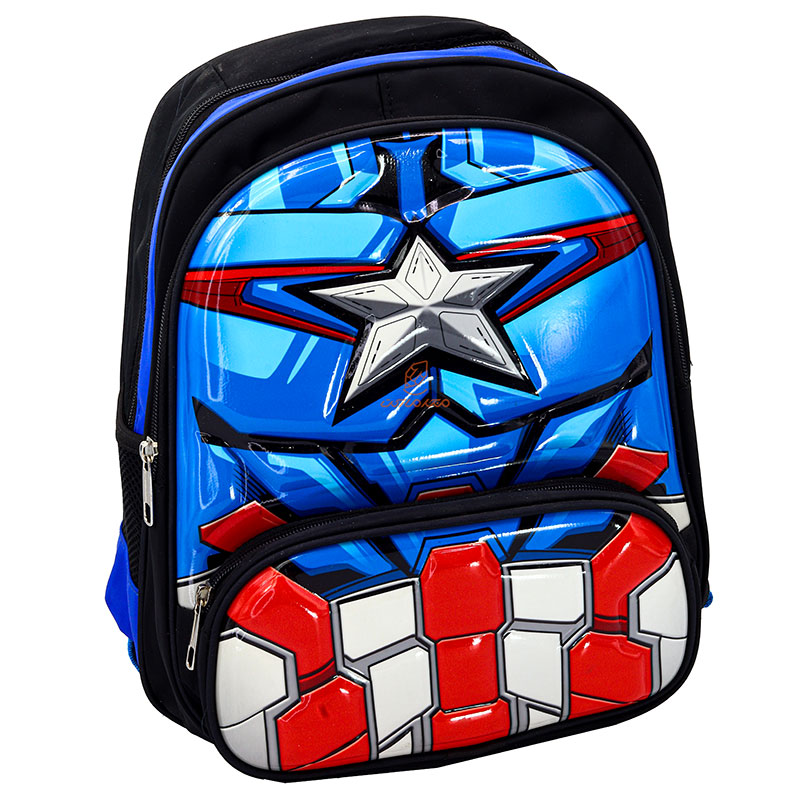 کوله پشتی فانتزی پسرانه طرح ستاره نقره ای