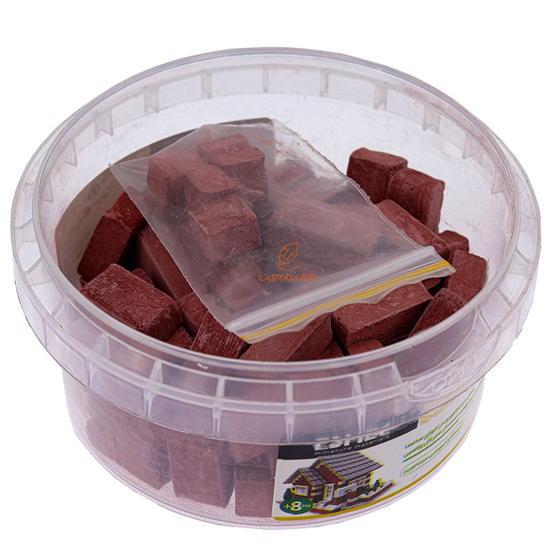 ماکت آجر پله قرمز مینیاتوری اشل (3)