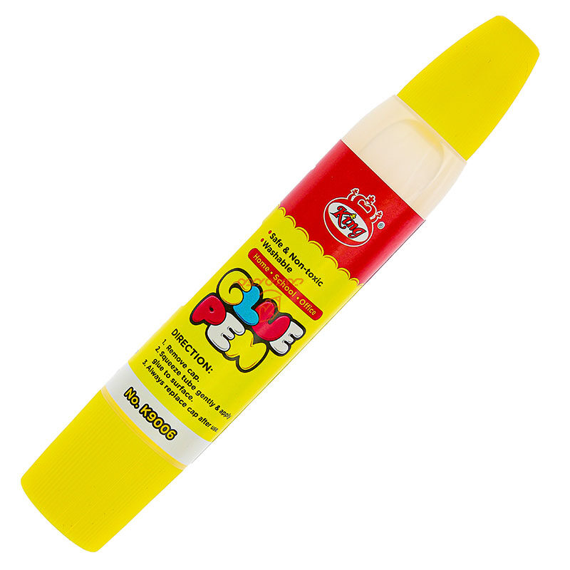 چسب مایع دو سر قلمی زرد 9006 کینگ KING