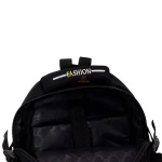 کوله پشتی مشکی طرح استیکر خرس FASHION (1)
