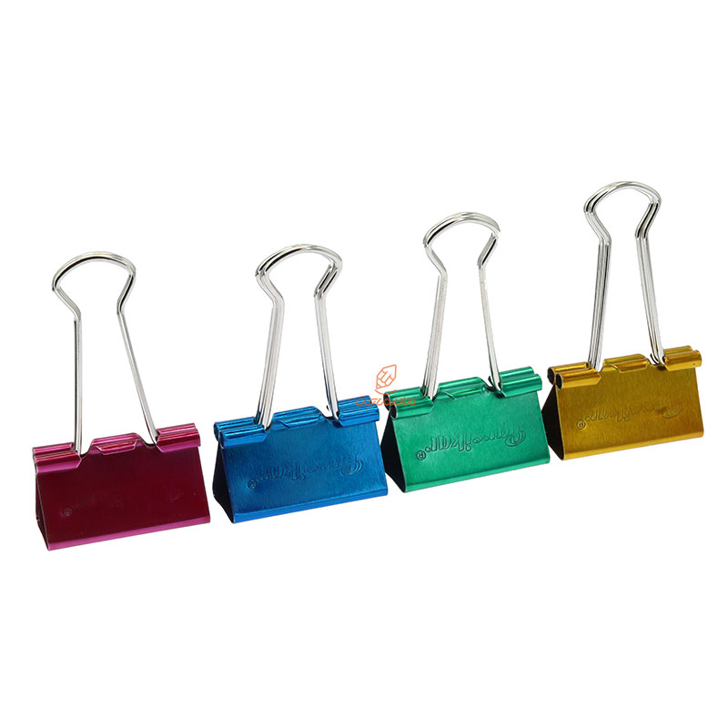 گیره دوبل رنگی 32mm فلزی پارسیکار parsikar