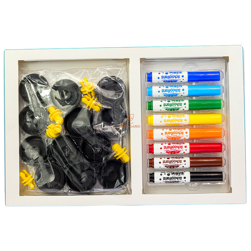 ماژیک رنگ آمیزی 8 رنگ+کاردستی مدل FA2479 اسکول فنس SCHOOLFANS (5)